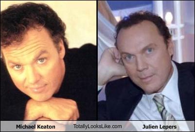 Julien Lepers et Michael Keaton