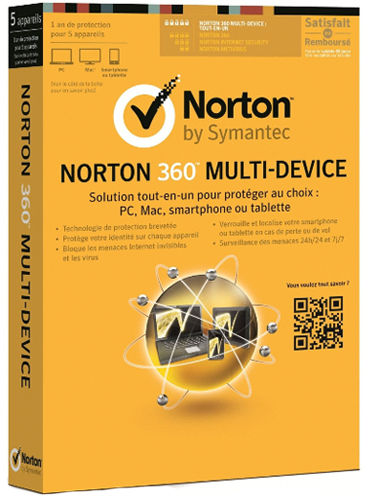 Norton 360 Multi-device 5 postes 1 an