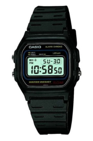Image de la montre Casio W-59-1VQES sport Homme - Quartz Digitale - Bracelet en résine noir