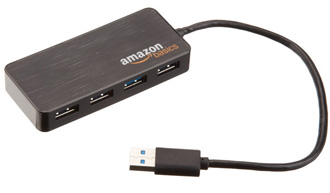 Hub USB 3.0 4 ports AmazonBasics