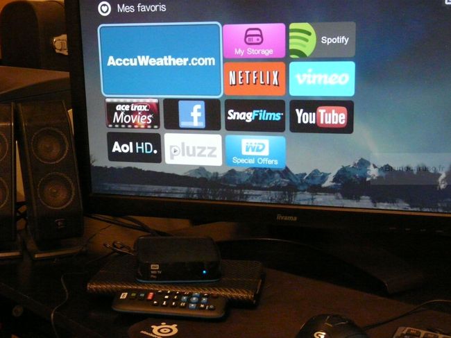 L'inferface moderner du WD TV Play