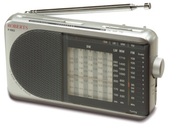 Roberts R9962 Radio avec étui en cuir - LW/MW/FM