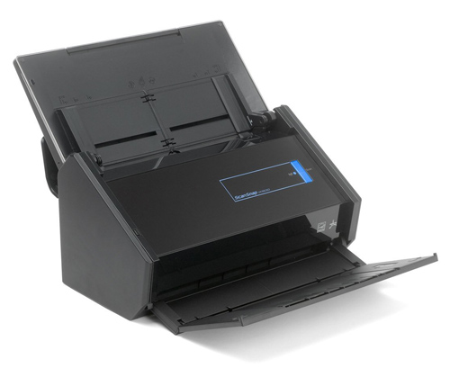 Le scanner iX500 déplié prêt à numériser