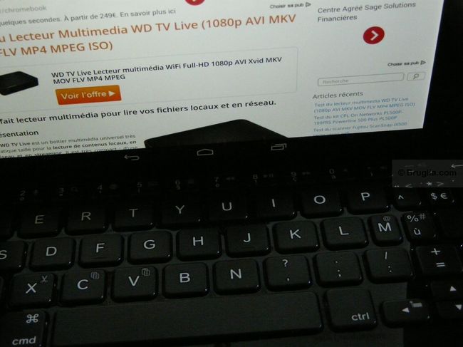 Excellente finition du clavier, les touches sont épaisses et robustes