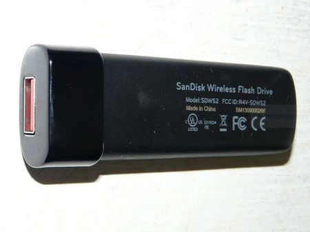 Sandisk Connect Wireless Flash Drive 32Go côté face