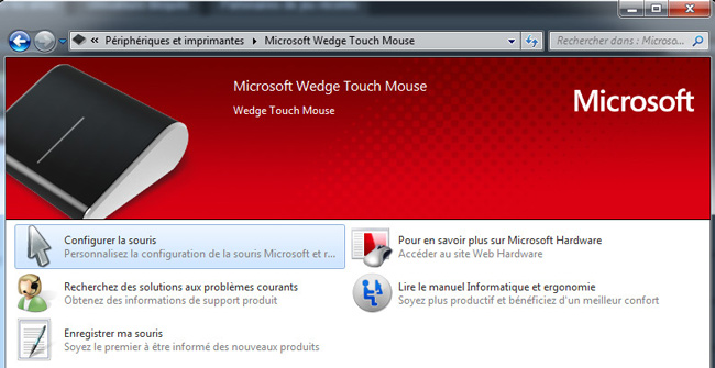 Parfaite intégration Windows