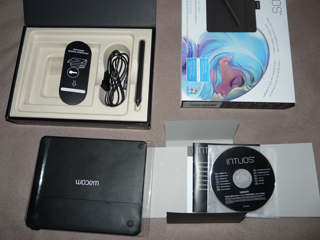 Wacom Intuos Art - Le contenu du pack