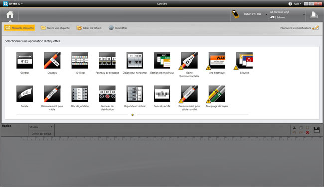 Le logiciel Dymo ID, convivial et complet