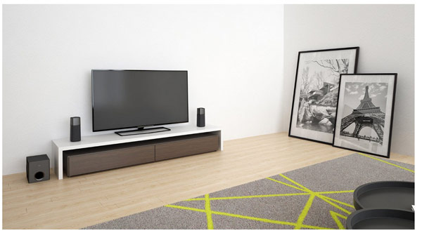 Kit Home Cinema Philips F5 Bluetooth NFC Caisson de basses