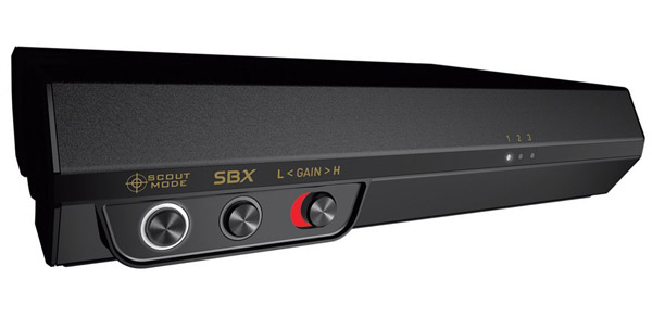 Creative Sound Blaster X G5 : scout mode + SBX + Amplificateur de gain