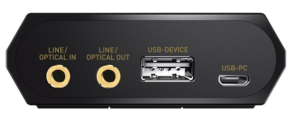 Creative Sound Blaster X G5 : les connecteurs arrières